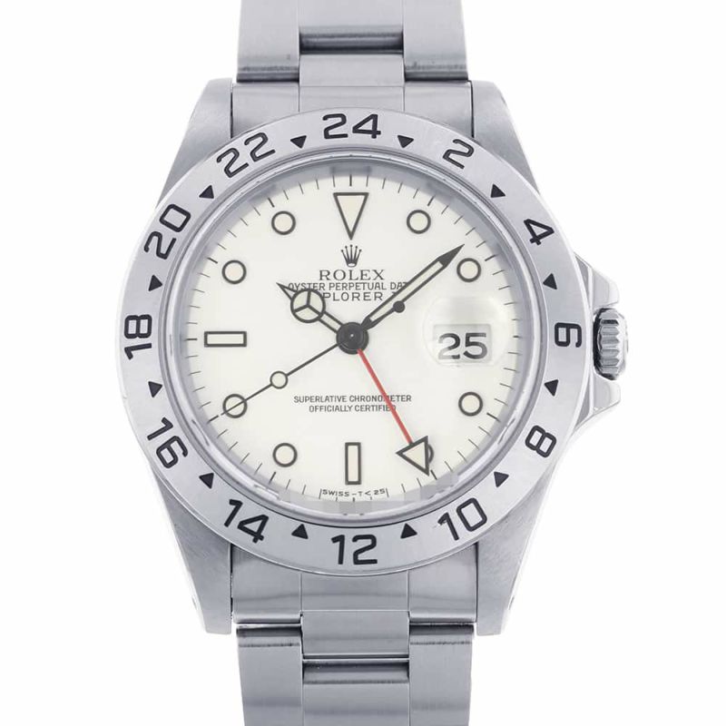 ロレックス エクスプローラー2 S番 16570 ROLEX 腕時計 白文字盤