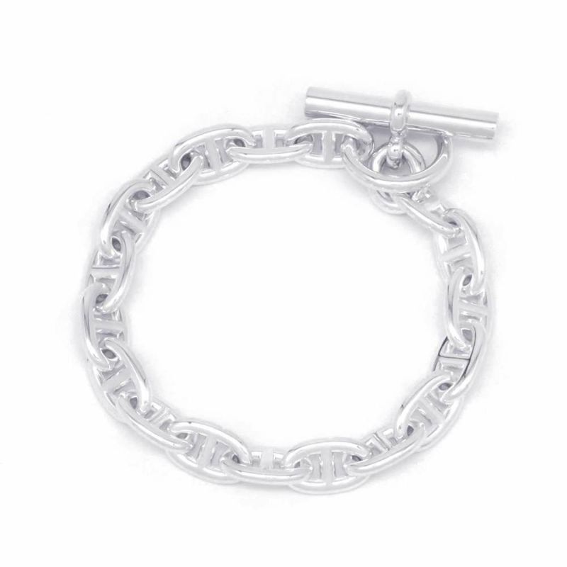 エルメス ブレスレット シェーヌダンクルMM 18コマ SV925シルバー HERMES ジュエリー