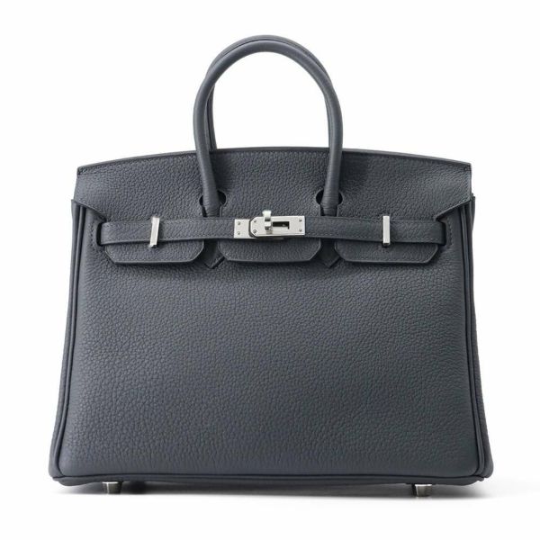 エルメス バーキン25 グリミスティ/シルバー金具 トゴ W刻印 HERMES Birkin ハンドバッグ