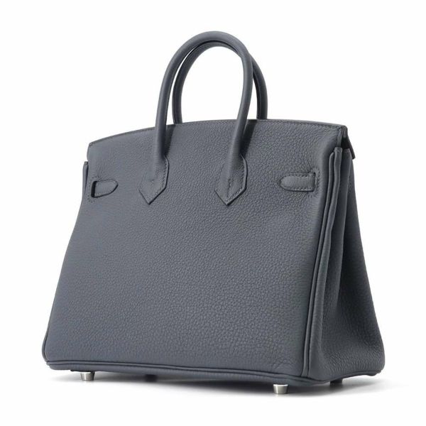 エルメス バーキン25 グリミスティ/シルバー金具 トゴ W刻印 HERMES Birkin ハンドバッグ