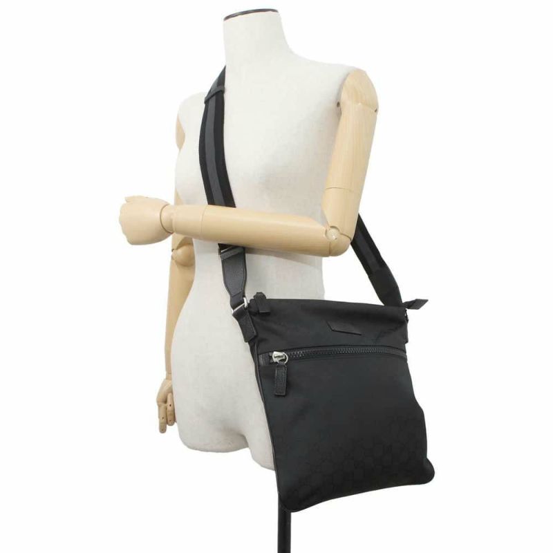 グッチ ショルダーバッグ GGナイロン 509639 GUCCI バッグ メンズ 黒