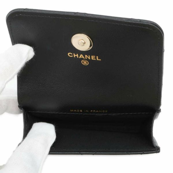 シャネル ウエストバッグ マトラッセ ココマーク ゴートスキン AP2549 CHANEL ウエストポーチ ミニバック 黒