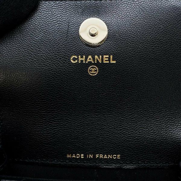 シャネル ウエストバッグ マトラッセ ココマーク ゴートスキン AP2549 CHANEL ウエストポーチ ミニバック 黒