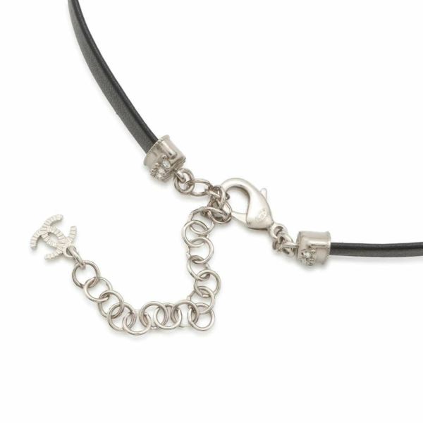 シャネル ネックレス リボン ココマーク ラインストーン A22B AB9357 CHANEL アクセサリー