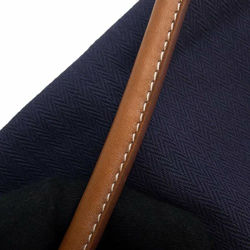 エルメス ショルダーバッグ アリーヌMM ネイビー/シルバー金具 トワルシェブロン/スイフト HERMES バッグ