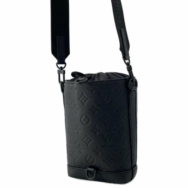 ルイヴィトン ショルダーバッグ モノグラム シャドウ ノエ スリング M82248 LOUIS VUITTON バッグ ブラック 黒