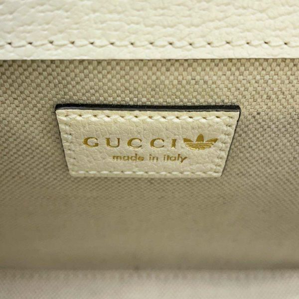 グッチ ショルダーバッグ アディダスコラボ ホースビット1955 658574 GUCCI adidas 斜め掛け 2way ウェブ 白 黒