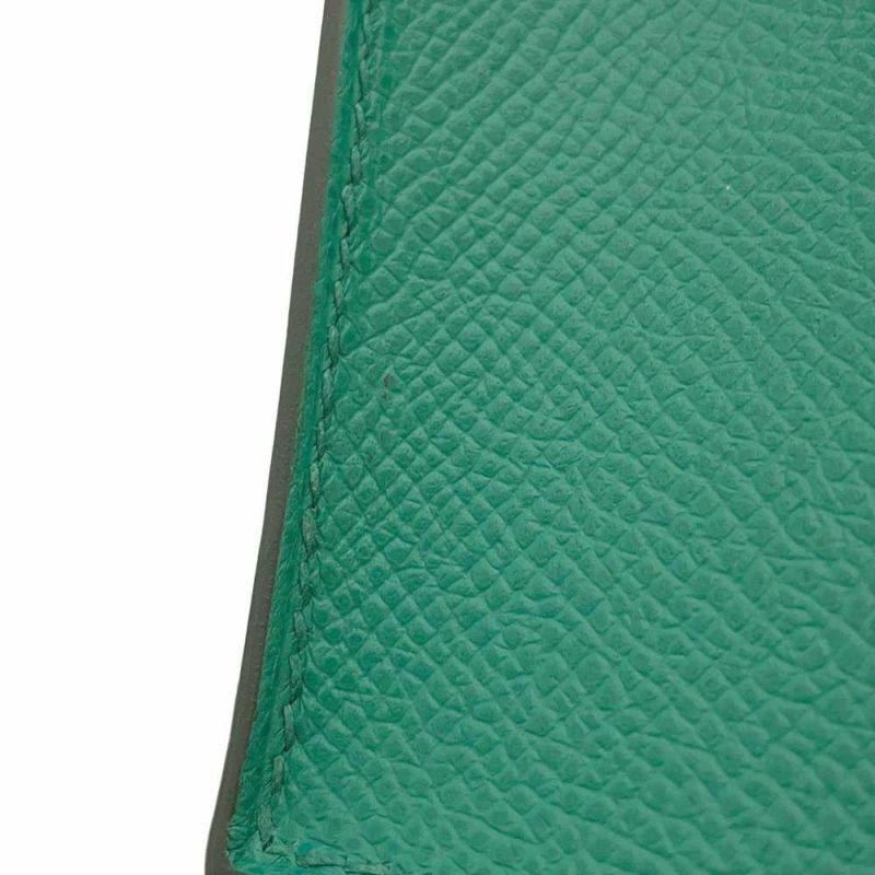 ルメス ミニケリードゥ 外縫い ヴェールジェイド/シルバー金具 ヴォーエプソン U刻印 HERMES 2way