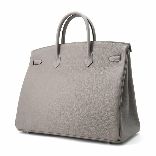 エルメス バーキン40 グリメイヤー/シルバー金具 トゴ W刻印 HERMES Birkin ハンドバッグ