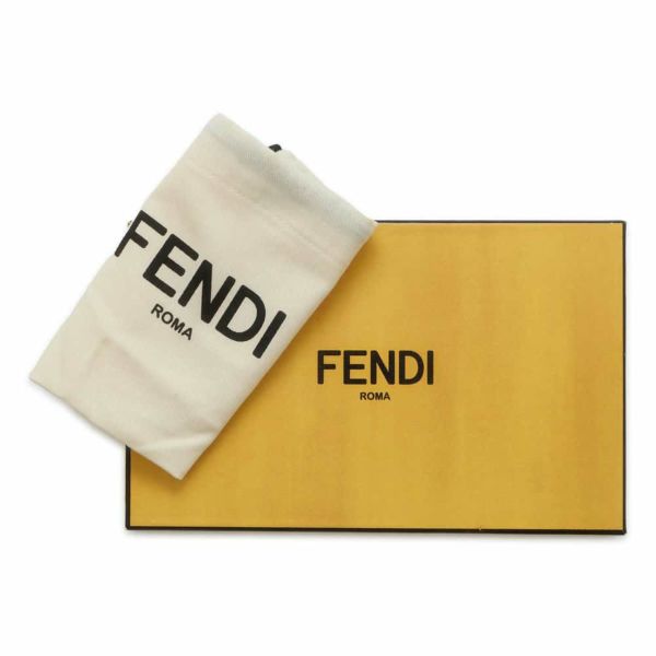 フェンディ 長財布 セレリア コンチネンタルウォレット バイカラー カーフレザー 7M0186 FENDI 二つ折り財布