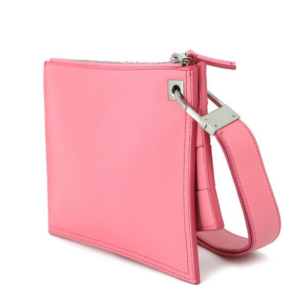 ボッテガヴェネタ クラッチバッグ マキシイントレチャート スモールポーチ 574049 BOTTEGA VENETA ダブルポーチ