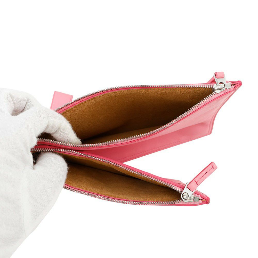 ボッテガヴェネタ クラッチバッグ マキシイントレチャート スモールポーチ 574049 BOTTEGA VENETA ダブルポーチ