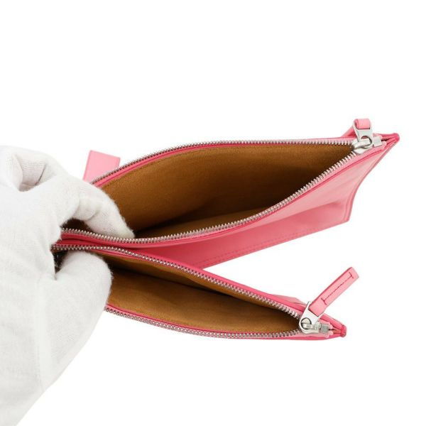 ボッテガヴェネタ クラッチバッグ マキシイントレチャート スモールポーチ 574049 BOTTEGA VENETA ダブルポーチ