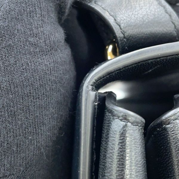 ボッテガヴェネタ ショルダーバッグ ザ クリップ ボックスカーフレザー 652391 BOTTEGA VENETA 黒