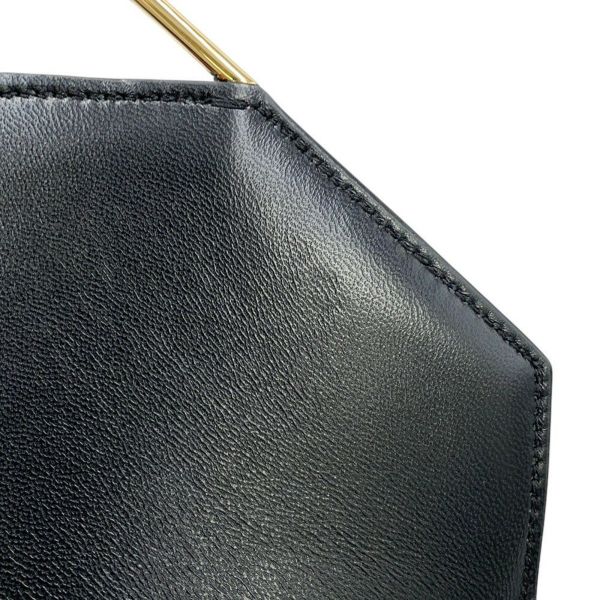 ボッテガヴェネタ ショルダーバッグ ザ クリップ ボックスカーフレザー 652391 BOTTEGA VENETA 黒