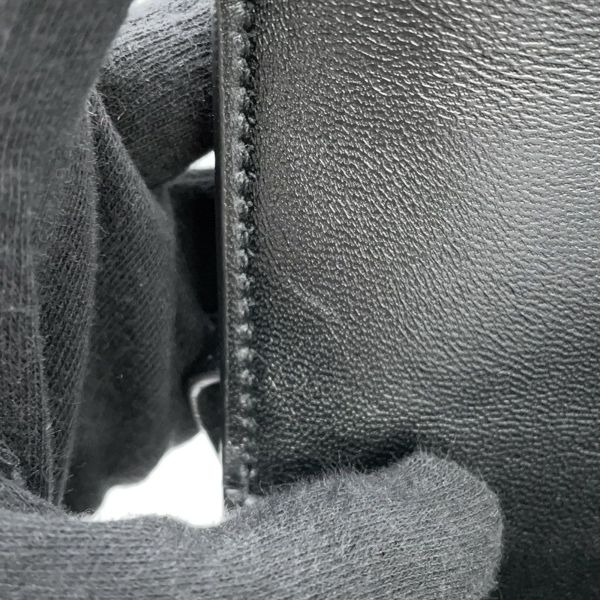 ボッテガヴェネタ ショルダーバッグ ザ クリップ ボックスカーフレザー 652391 BOTTEGA VENETA 黒