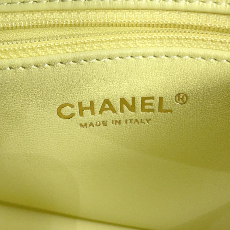 シャネル ハンドバッグ ココマーク マトラッセ ミニトップハンドル シャイニーカーフレザー AS4543 2way