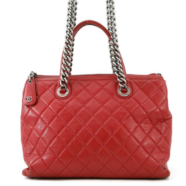 シャネル チェーンショルダーバッグ マトラッセ ココマーク レザー A92748 CHANEL 2way