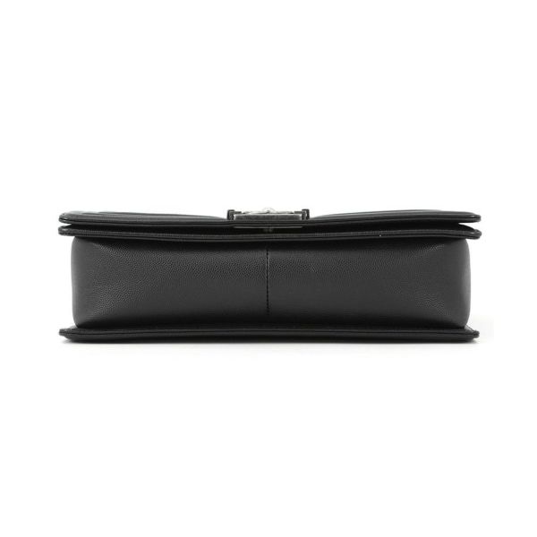 シャネル チェーンショルダーバッグ ボーイシャネル ラージ マトラッセ ココマーク A92193 CHANEL 黒