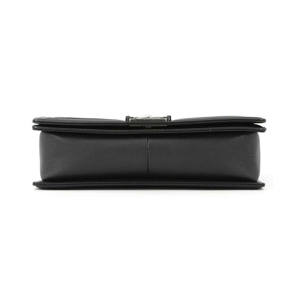 シャネル チェーンショルダーバッグ ボーイシャネル ラージ マトラッセ ココマーク A92193 CHANEL 黒