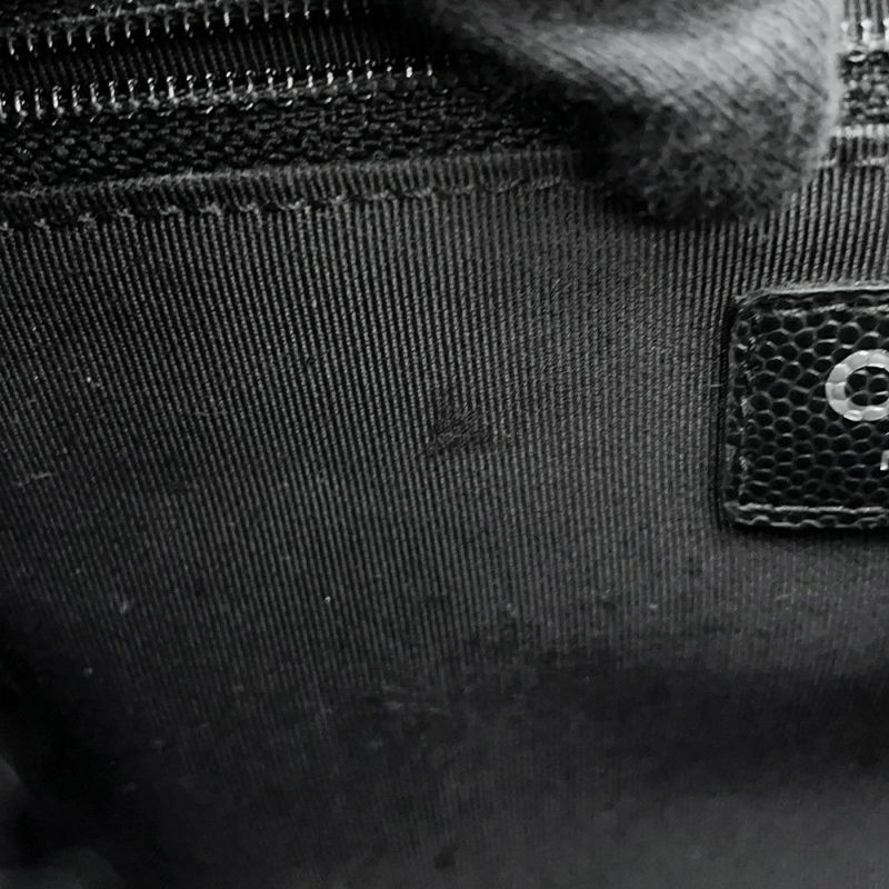 シャネル チェーンショルダーバッグ ボーイシャネル ラージ マトラッセ ココマーク A92193 CHANEL 黒