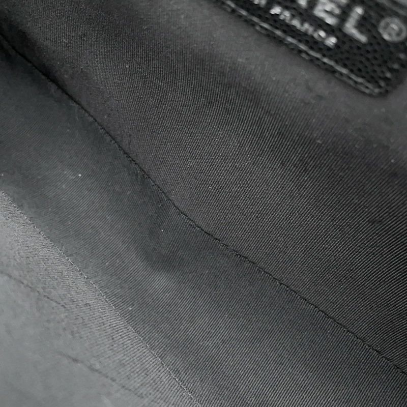 シャネル チェーンショルダーバッグ ボーイシャネル ラージ マトラッセ ココマーク A92193 CHANEL 黒