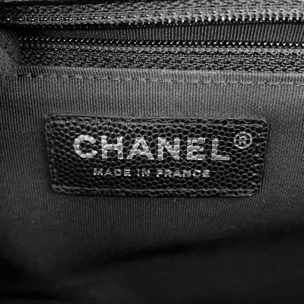 シャネル チェーンショルダーバッグ ボーイシャネル ラージ マトラッセ ココマーク A92193 CHANEL 黒