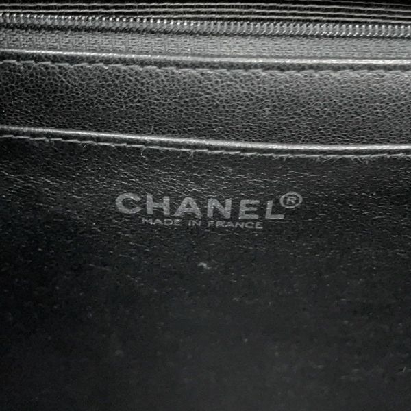 シャネル チェーンショルダーバッグ デカマトラッセ 30 ココマーク キャビアスキン ダブルチェーン A11869 CHANEL デカマト 黒