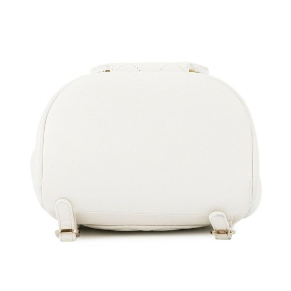 シャネル バックパック ココマーク マトラッセ キャビアスキン AS3530 CHANEL バッグ リュック 白