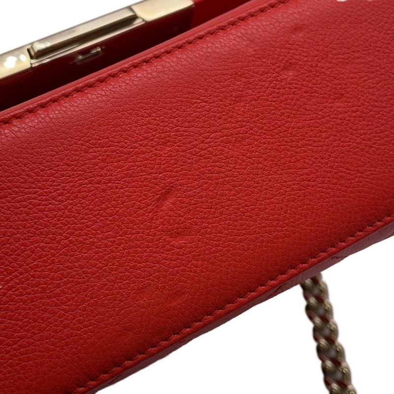 シャネル チェーンショルダーバッグ クリックラベル マトラッセ レザー A93701 CHANEL バッグ