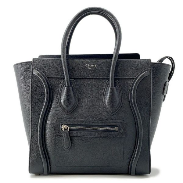 セリーヌ ハンドバッグ ラゲージシリーズ マイクロショッパー 167793 CELINE 黒