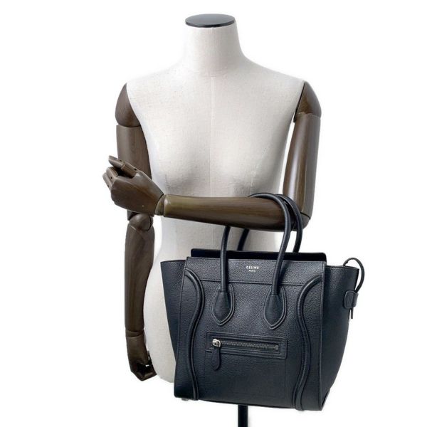 セリーヌ ハンドバッグ ラゲージシリーズ マイクロショッパー 167793 CELINE 黒