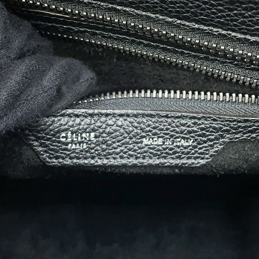 セリーヌ ハンドバッグ ラゲージシリーズ マイクロショッパー 167793 CELINE 黒
