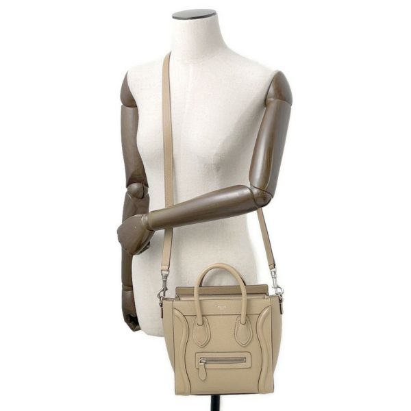 セリーヌ ハンドバッグ ラゲージ ナノショッパー 189243 CELINE 2wayショルダーバッグ