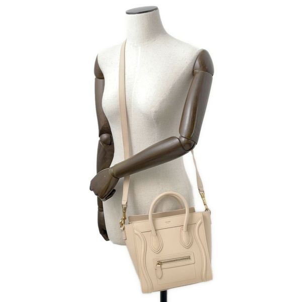 セリーヌ ハンドバッグ ラゲージ ナノショッパー 189243 CELINE 2way