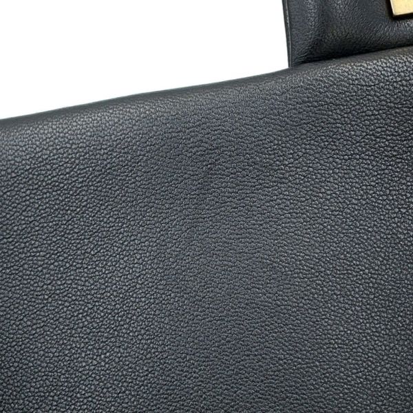 シャネル チェーンショルダーバッグ マトラッセ ココマーク ラムスキン フェイクパール CHANEL 黒