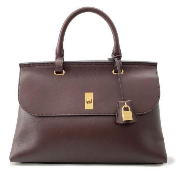 セリーヌ ハンドバッグ オク―ル 16(セーズ) ソフト 120443GIM.19IK CELINE ブラウン