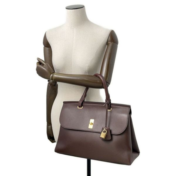 セリーヌ ハンドバッグ オク―ル 16(セーズ) ソフト 120443GIM.19IK CELINE ブラウン