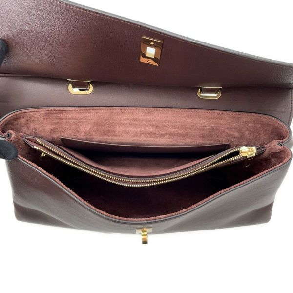 セリーヌ ハンドバッグ オク―ル 16(セーズ) ソフト 120443GIM.19IK CELINE ブラウン