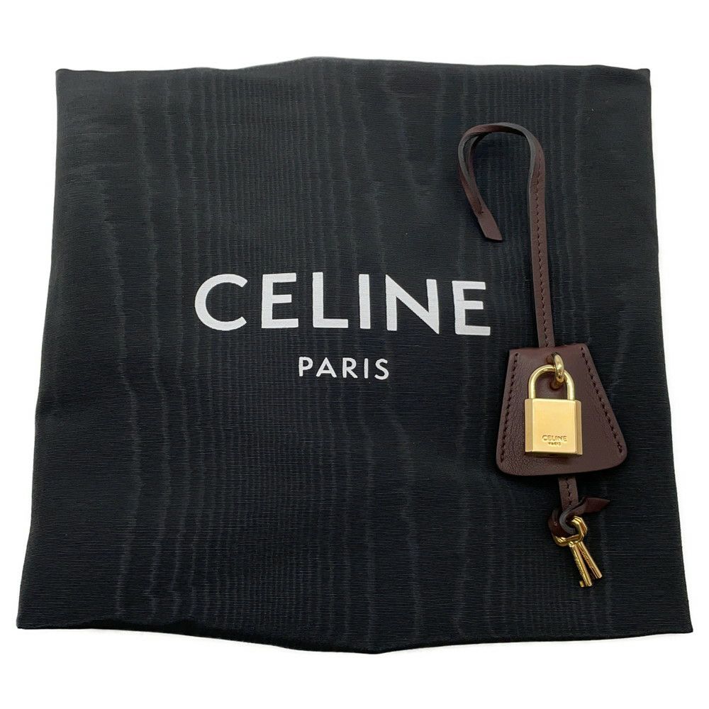 セリーヌ ハンドバッグ オク―ル 16(セーズ) ソフト 120443GIM.19IK CELINE ブラウン