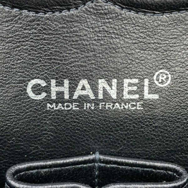 シャネル チェーンショルダーバッグ マトラッセ25 ココマーク ダブルチェーン キャビアスキン A01112 CHANEL 黒