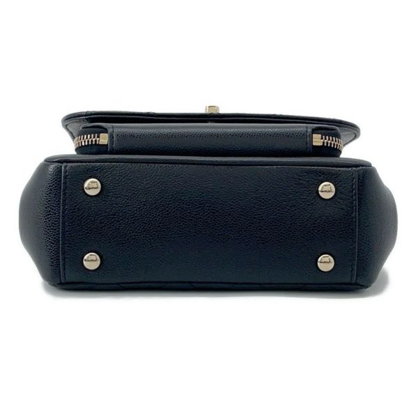 シャネル ハンドバッグ マトラッセ ココマーク ビジネスアフィニティ キャビアスキン A93749 CHANEL 2way 黒