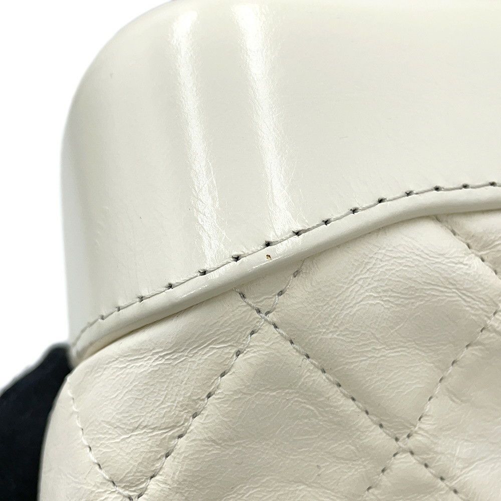 シャネル チェーンショルダーバッグ ガブリエル ドゥ シャネル ホーボー ミニ A93824 CHANEL 2WAYバッグ 白