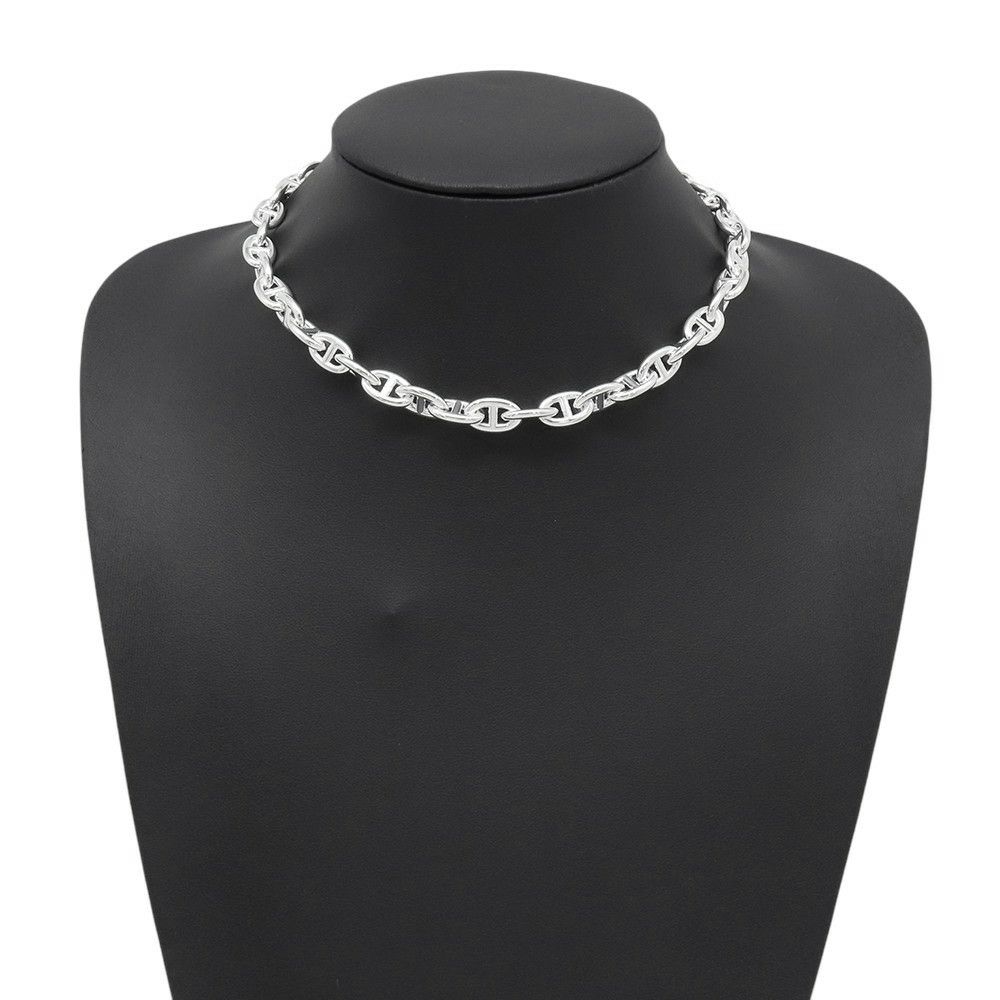 エルメス ネックレス シェーヌダンクルPM 43コマ SV925シルバー HERMES ジュエリー