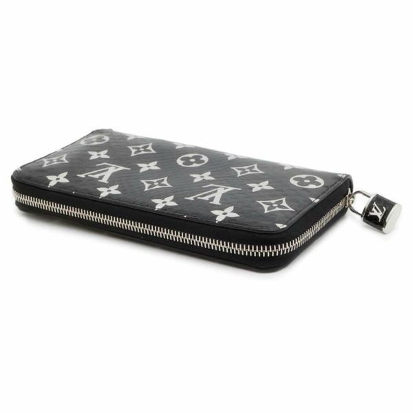 ルイヴィトン 長財布 パイソンレザー ジッピー・ウォレット N96955 LOUIS VUITTON 黒 ブラック