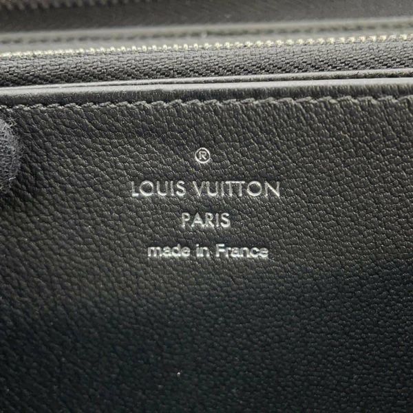 ルイヴィトン 長財布 パイソンレザー ジッピー・ウォレット N96955 LOUIS VUITTON 黒 ブラック