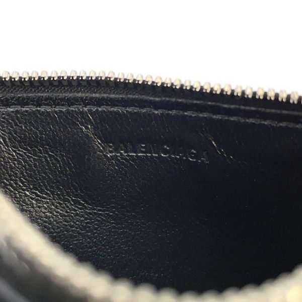 バレンシアガ コインケース カーフレザー 664044 BALENCIAGA 財布 カードケース フラグメントケース 黒