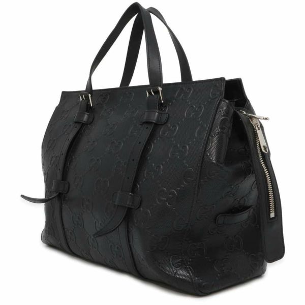 グッチ トートバッグ GGエンボス レザー 625774 GUCCI バッグ 黒