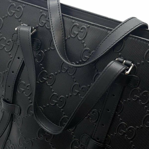 グッチ トートバッグ GGエンボス レザー 625774 GUCCI バッグ 黒