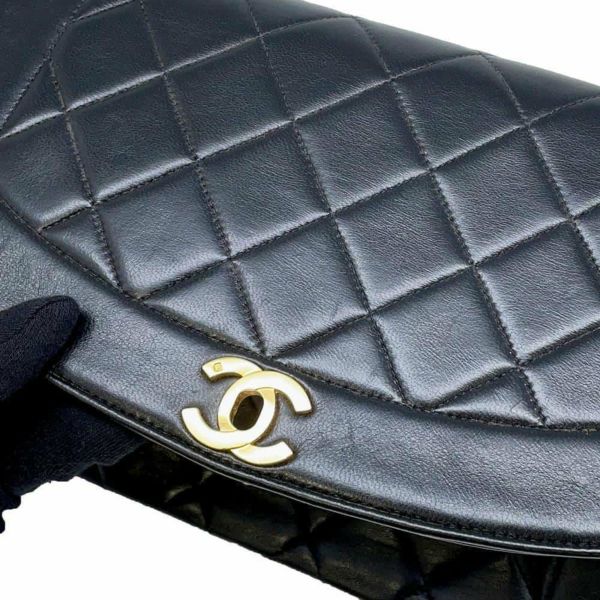 シャネル チェーンショルダーバッグ マトラッセ25 ココマーク ラムスキン A01165 CHANEL バッグ 黒